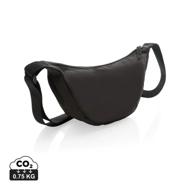 Crescent AWARE™ RPET half moon sling bag - XD Collection Black