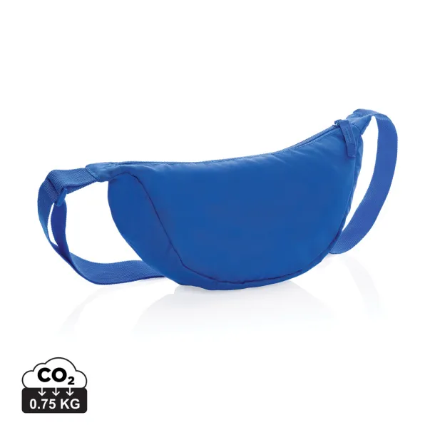 Crescent AWARE™ RPET torbica za rame u obliku polumjeseca - XD Collection Kraljevski plava