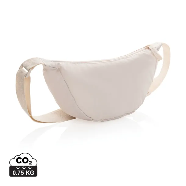 Crescent AWARE™ RPET torbica za rame u obliku polumjeseca - XD Collection beige