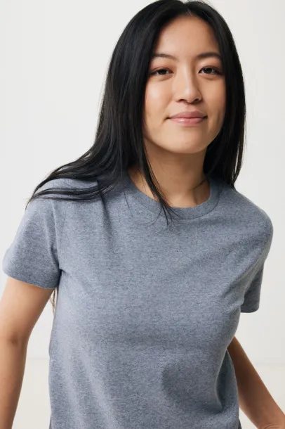 Iqoniq Brett recycled cotton t-shirt - iqoniq light heather navy