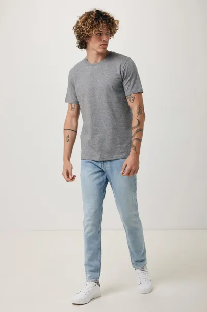 Iqoniq Brett recycled cotton t-shirt - iqoniq light heather anthracite