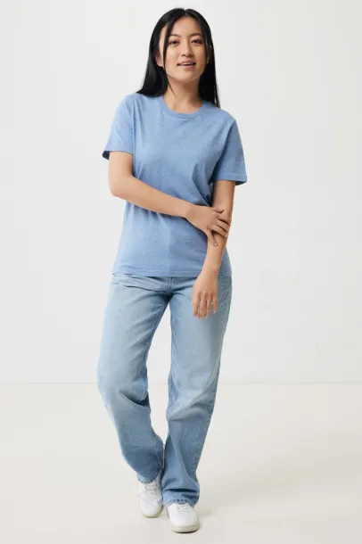 Iqoniq Brett unisex kratka majica od recikliranog pamuka - iqoniq light heather blue