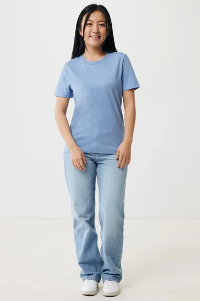 Iqoniq Brett unisex kratka majica od recikliranog pamuka - iqoniq light heather blue