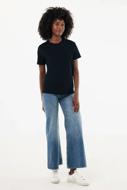 Iqoniq Brett unisex kratka majica od recikliranog pamuka - iqoniq Crna
