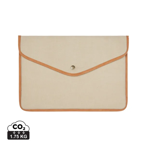 VINGA Bosler navlaka za 14" laptop GRS recikliranog platna - Vinga beige