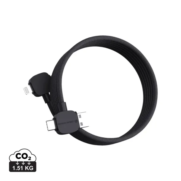  Urban Vitamin Stockton 65W RCS RTPE/RPET magnetic cable - Urban Vitamin Black