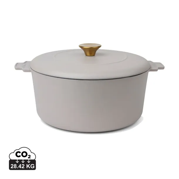 VINGA Monte heritage okrugli lonac za kuhanje 5,5 L - Vinga Siva
