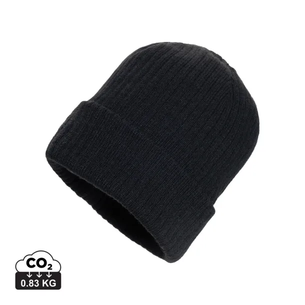 Pryor AWARE™ Polylana® beanie with cuff - XD Collection Black