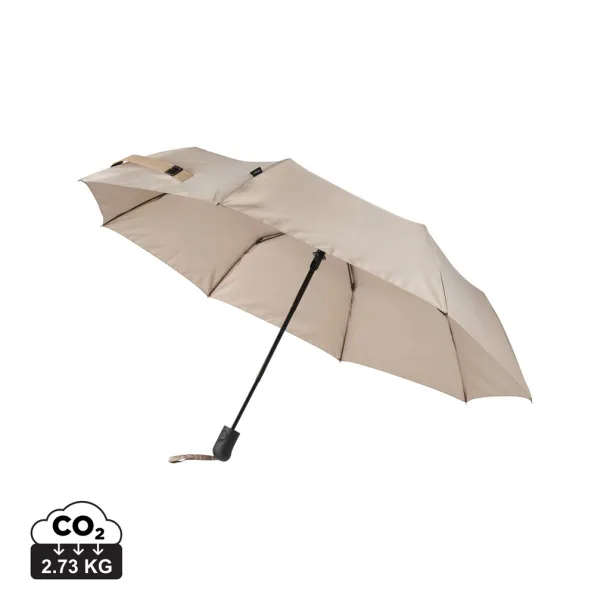 VINGA Baltimore AWARE™ RPET 21" umbrella - Vinga greige
