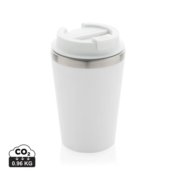 Java RCS reciklirana šalica s dvije stijenke, 350 ml - XD Collection Bijela