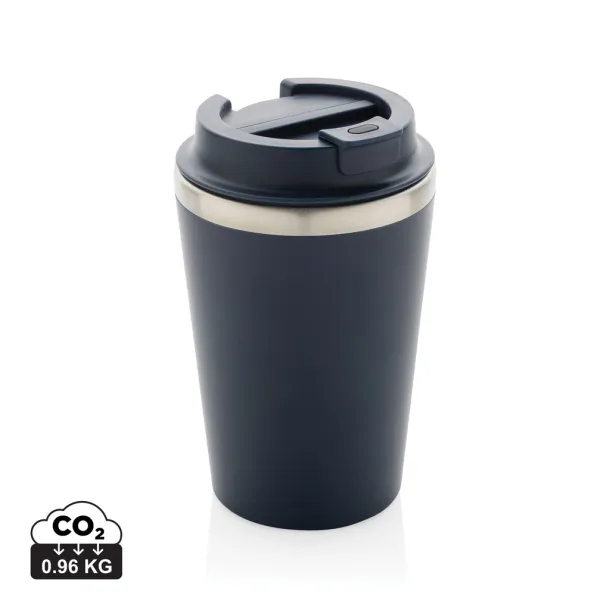 Java RCS reciklirana šalica s dvije stijenke, 350 ml - XD Collection Mornarsko plava