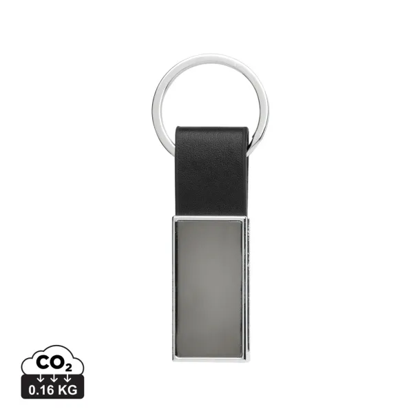  Luksuzni PU privjesak od RCS reciklirane legure cinka - XD Collection Crna