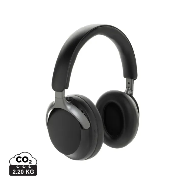 Soundpro RCS recycled plastic ANC headphone - XD Collection Black