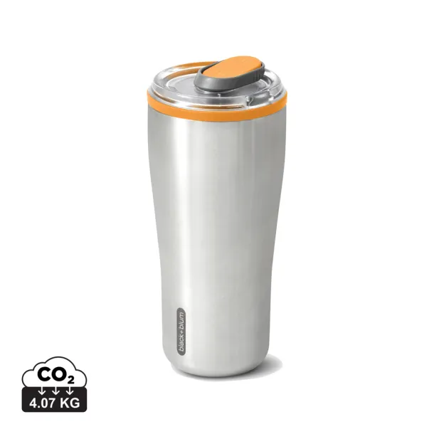 Black+Blum Insulated Travel Tumbler 600ml - Black + Blum Narančasta