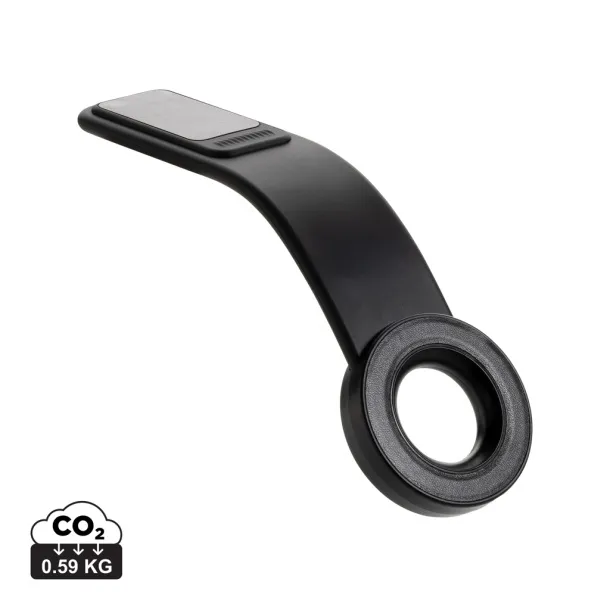 DriveGrip univerzalni magnetni auto držač za mobitel od RCS reciklirane plastike - XD Collection Crna