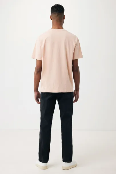Iqoniq Teide unisex majica kratkih rukava od recikliranog pamuka - iqoniq peach nectar