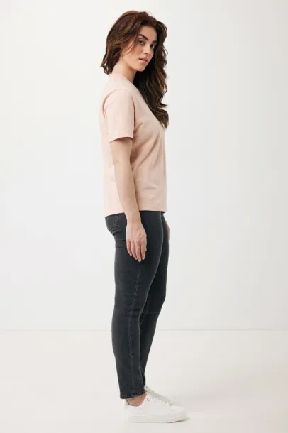 Iqoniq Teide unisex majica kratkih rukava od recikliranog pamuka - iqoniq peach nectar