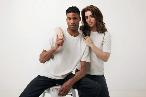 Iqoniq Teide recycled cotton t-shirt - iqoniq ivory white