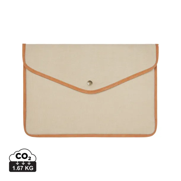 VINGA Bosler navlaka za 14" laptop GRS recikliranog platna - Vinga brown 