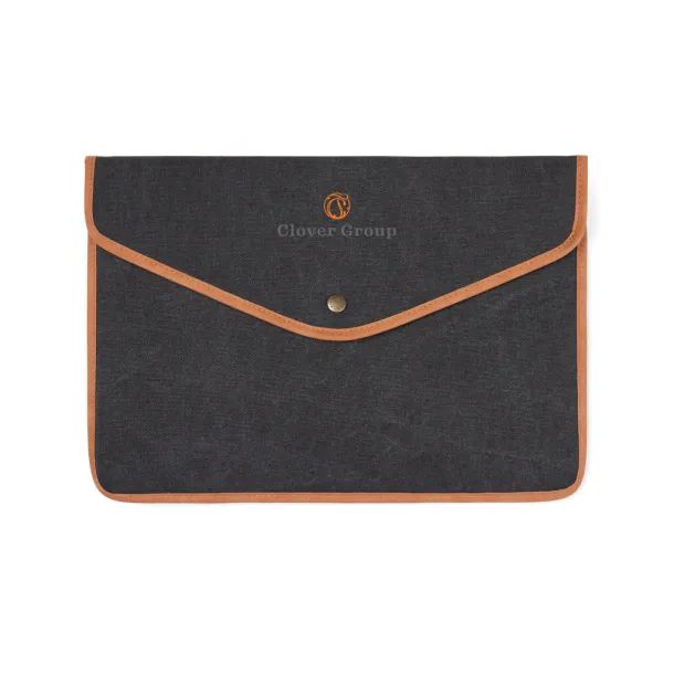 VINGA Bosler navlaka za 14" laptop GRS recikliranog platna - Vinga black 