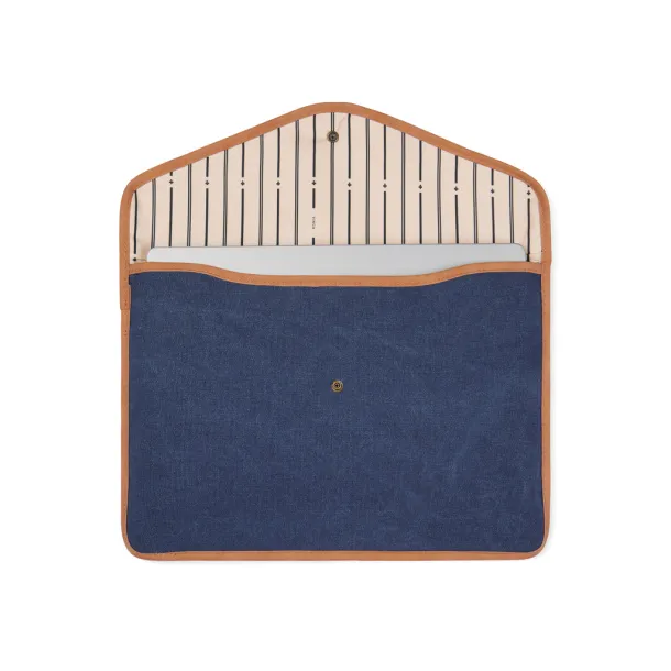 VINGA Bosler navlaka za 14" laptop GRS recikliranog platna - Vinga navy 