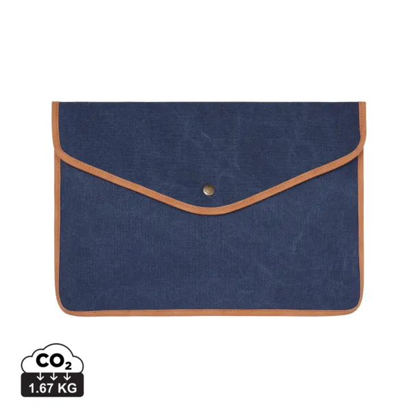 VINGA Bosler navlaka za 14" laptop GRS recikliranog platna - Vinga navy 