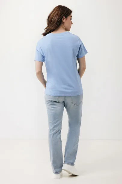  Iqoniq Yala women lightweight recycled cotton t-shirt - iqoniq sky blue