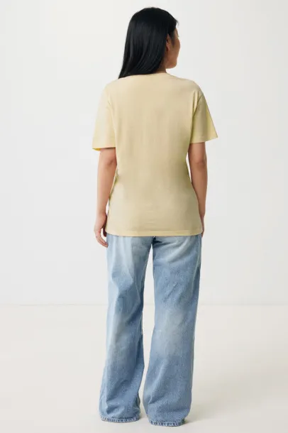  Iqoniq Yala women lightweight recycled cotton t-shirt - iqoniq cream yellow