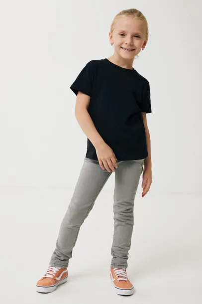  Iqoniq Koli kids lightweight recycled cotton t-shirt - iqoniq Black