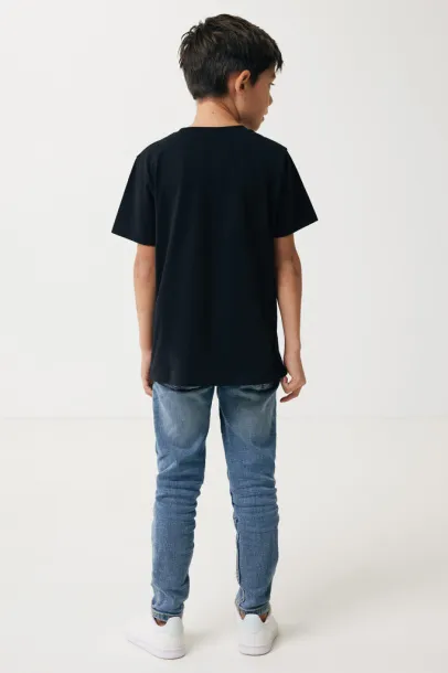  Iqoniq Koli kids lightweight recycled cotton t-shirt - iqoniq Black