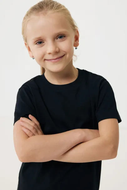  Iqoniq Koli kids lightweight recycled cotton t-shirt - iqoniq Black