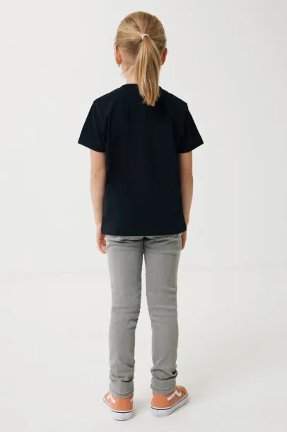  Iqoniq Koli kids lightweight recycled cotton t-shirt - iqoniq Black