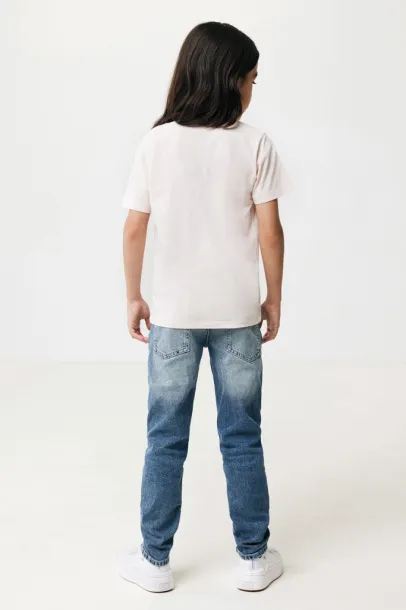  Iqoniq Koli kids lightweight recycled cotton t-shirt - iqoniq cloud pink