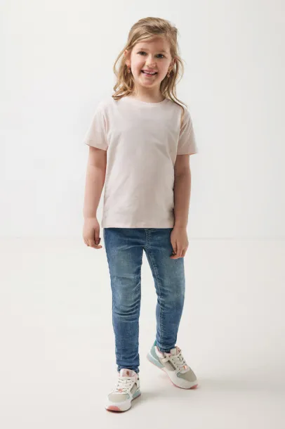  Iqoniq Koli kids lightweight recycled cotton t-shirt - iqoniq cloud pink