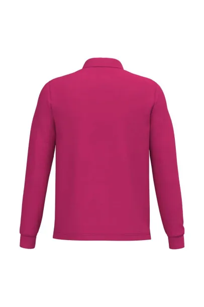  MEN'S LONG-SLEEVED POLO SHIRT - Kariban Fuchsia