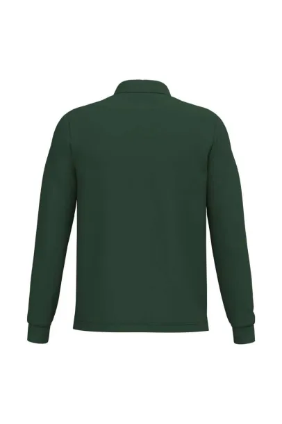  MEN'S LONG-SLEEVED POLO SHIRT - Kariban Šumski zelena