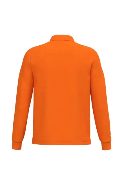 MEN'S LONG-SLEEVED POLO SHIRT - Kariban Orange