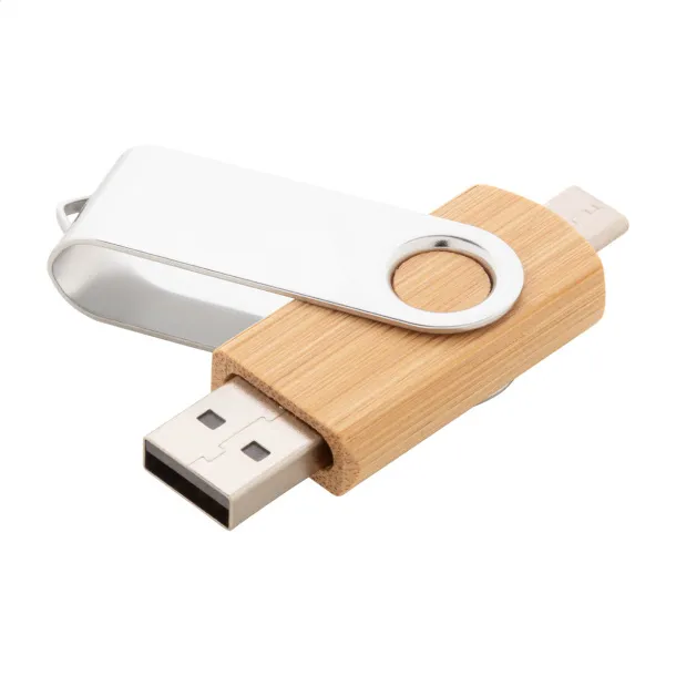 BooSpin OTG USB flash drive Natural