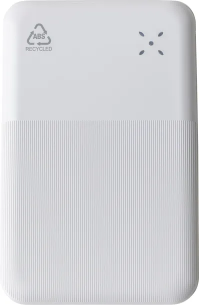  Recycled ABS powerbank Tavi Bijela