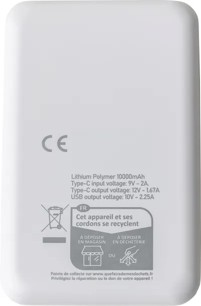  Recycled ABS powerbank Tavi
