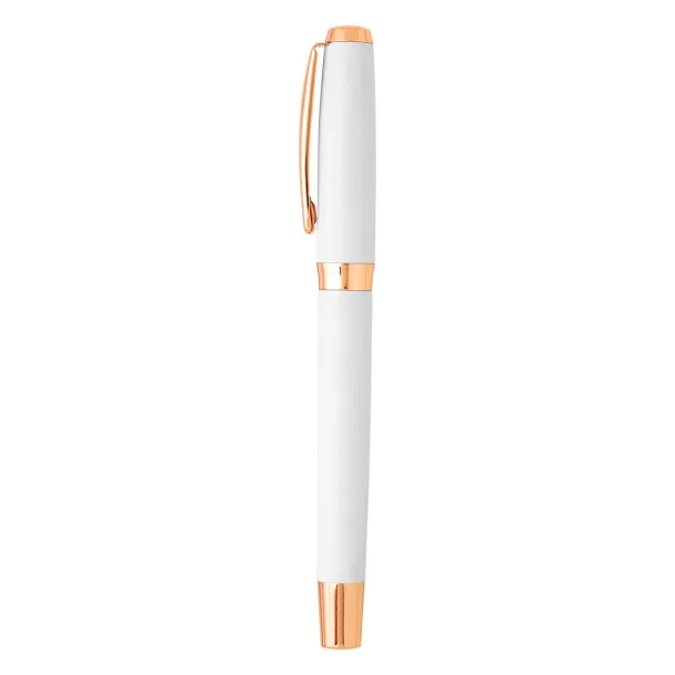 ARES REGENT metal ball pen and roller pen set - REGENT White