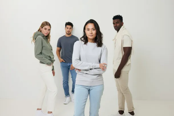  Iqoniq Torres unisex neobojeni hoodie od recikliranog pamuka, 340 g/m² - iqoniq heather anthracite