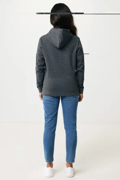  Iqoniq Torres unisex neobojeni hoodie od recikliranog pamuka, 340 g/m² - iqoniq heather anthracite