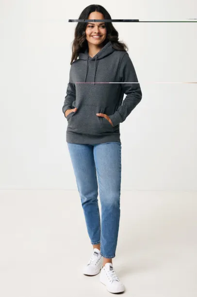  Iqoniq Torres unisex neobojeni hoodie od recikliranog pamuka, 340 g/m² - iqoniq heather anthracite