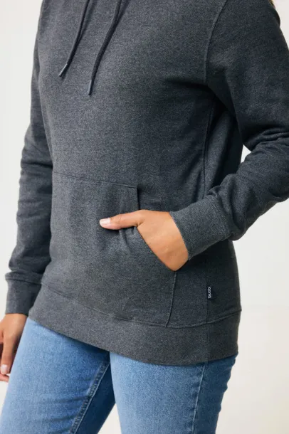  Iqoniq Torres unisex neobojeni hoodie od recikliranog pamuka, 340 g/m² - iqoniq heather anthracite