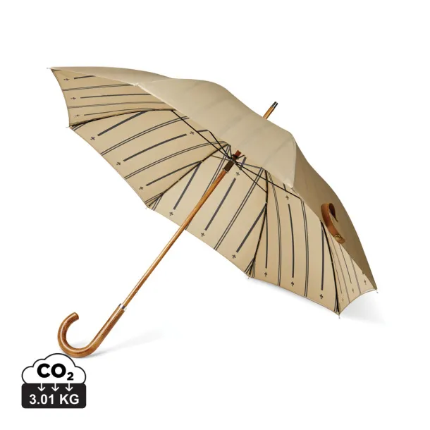  VINGA Bosler AWARE™ recycled pet 23" umbrella - Vinga beige