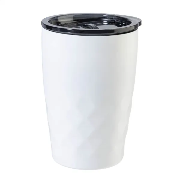 Cupper copper insulated thermo mug White