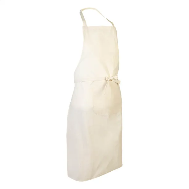 Cuoco cotton apron Beige