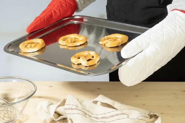 Challah oven mitt White