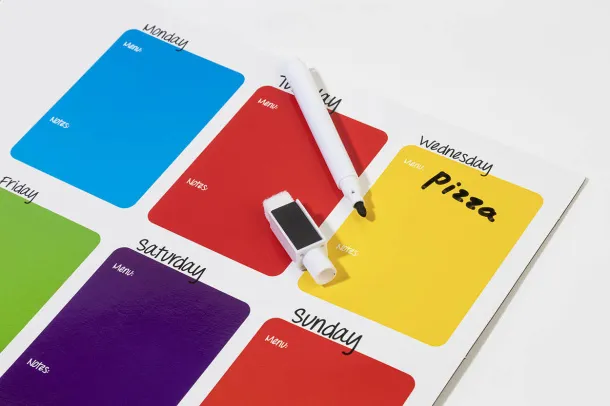 Wefri magnetic noteboard Multicolour